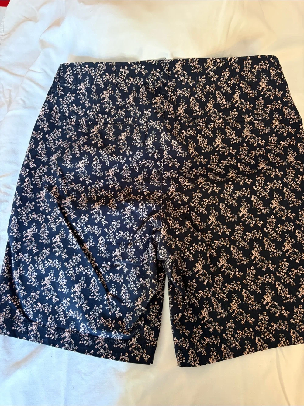 Lee Navy Shorts with Pink Floral Print
